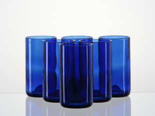 Sklenka BLUE z exkluzivní vinné lahve Bordo