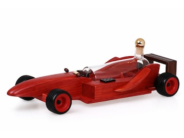 Formule - dřevěné auto s láhví 0,30 ltr.