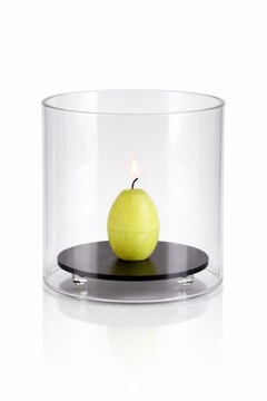 Velikonoční svícen masivní válec SIMAX průměr 165 na kovové podstavě s levitující svíčkou