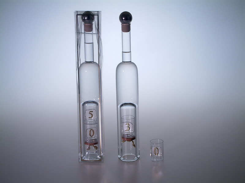 Sada Jubileum 0,35 ltr., 2x odlivka, zlaté číslo v lůžku