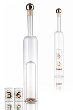 Sada Jubileum 0,35 ltr., 2x odlivka, zlaté číslo v lůžku