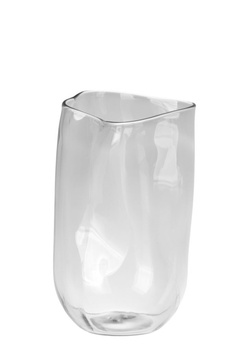 Sklenička organického tvaru výšky 130 mm