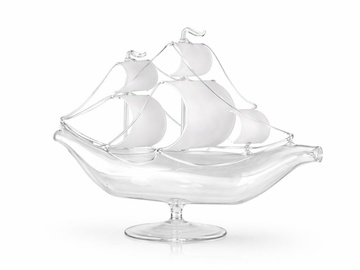 Láhev skleněná loď - láhev 0,35 ltr.: 290, výška 220 [mm]