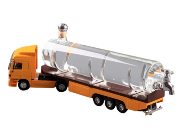 Truck Mercedes - plastové auto, cisterna 0,50 ltr. - žluté