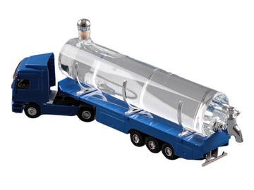 Truck Mercedes - plastové auto, cisterna 0,50 ltr. - modré