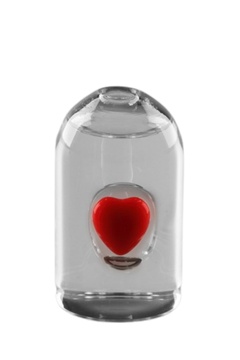 Olejová lampa MINI - 1 červené srdíčko