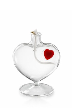  Olejová lampa SRDCE - 1 červené srdíčko