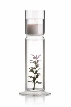 Svícen/váza DecorLight LONG s naší dekorací