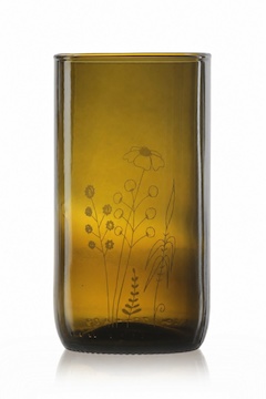Sklenka Luční doušek - antik. zelená 0,4l (14 cm)