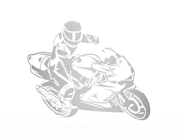Boban- skleněný hrnek - motorkář (varianta 4.)