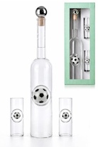 Sada Fotbal láhev 0,35 ltr., 2x panák