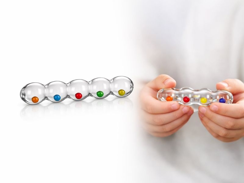 Hlavolam – skleněná interaktivní hra: lvl 1 a lvl 2