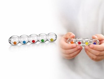 Hlavolam – skleněná interaktivní hra: lvl 1 a lvl 2