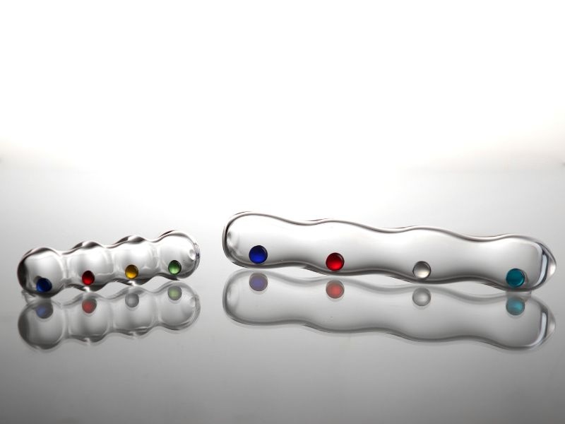 Hlavolam – skleněná interaktivní hra: lvl 1 a lvl 2