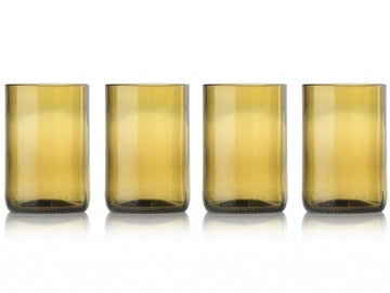 Sklenka z lahve od vína - odstín Amber - 0,3l (110 mm)