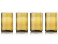 Sklenka z lahve od vína - odstín Amber - 0,3l (110 mm)