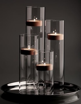 Adventní svícen FlyCandle - sestava - varianta bez světelného řetězu