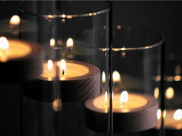 Adventní svícen FlyCandle - sestava - detail