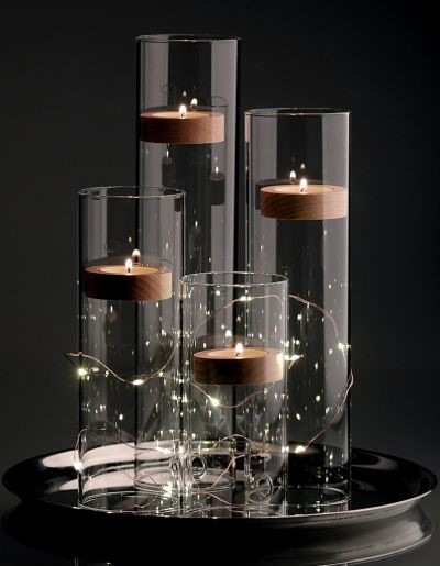 Adventní svícen FlyCandle - sestava - varianta s příslušenstvím