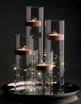 Adventní svícen FlyCandle - sestava - varianta s příslušenstvím 