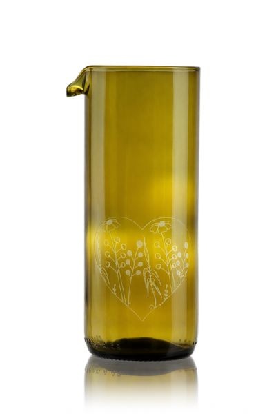 Karafa 0,5 l - Luční doušek v srdíčku