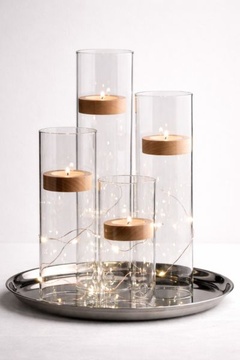 Adventní svícen FlyCandle - sestava - jarní dekorace (inspirace)