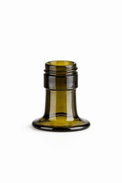 Svícen REBORN z hrdla lahve od vína - detail