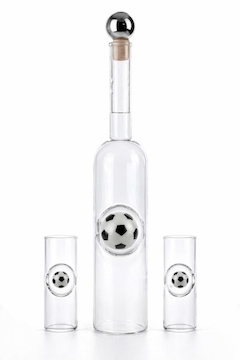 Sada Fotbal láhev 0,35 ltr., 2x panák