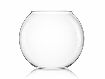 Skleněné kulaté akvárium 20 cm (akvarijní koule)