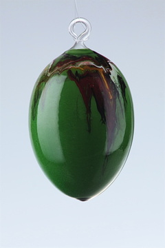 Velikonoční ozdoba Vajíčko s očkem - zelená