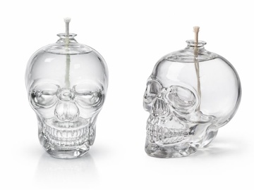 Olejová lampa Lebka - čirý lampový olej