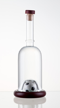 láhev Fotbal club 0,35 ltr., dřevěné kolečko