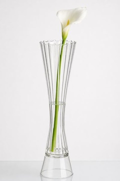 Skleněná vysoká váza 44,5 cm