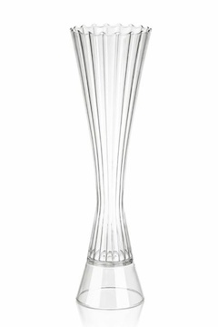 Skleněná vysoká váza 44,5 cm