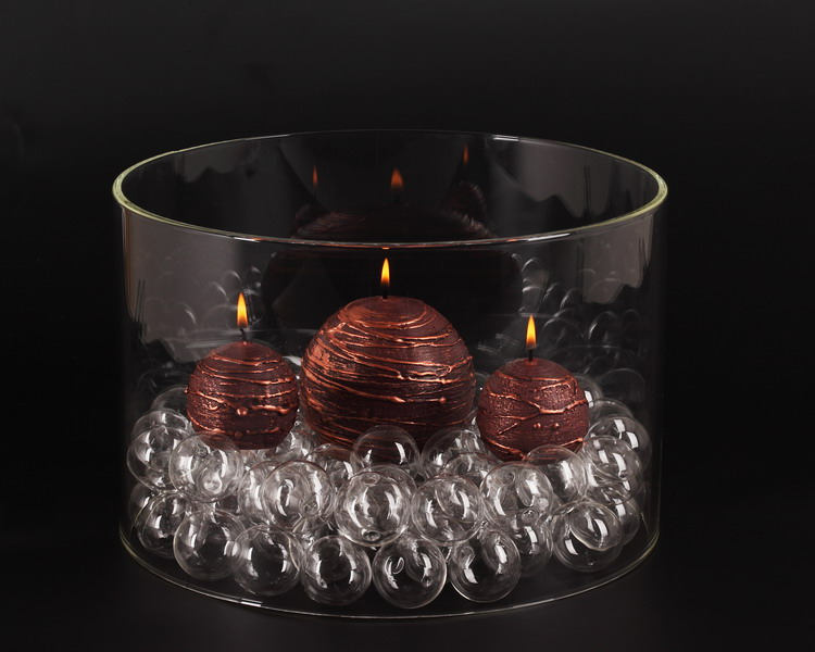 Svícen Vertikální Cylindr Wide