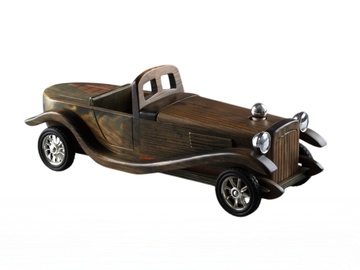 Dřevěné auto Old Car s láhví 0,2 ltr. pod kapotou - Oldcar2