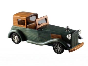 Dřevěné auto Old Car s láhví 0,2 ltr. pod kapotou - Oldcar7