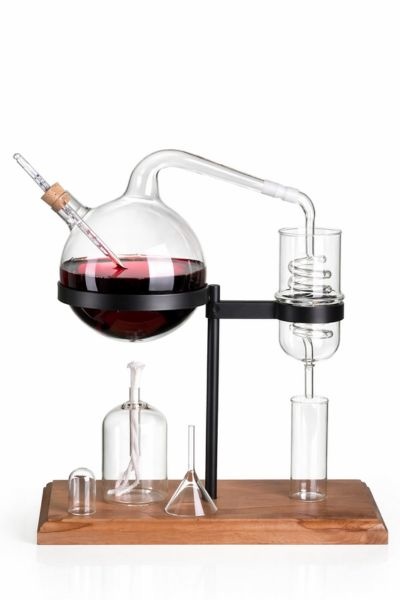 Destilační přístroj Křivule - funkční model