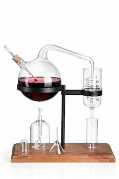 Destilační přístroj Křivule - funkční model