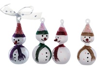 vánoční ozdoba Sněhulák - kolekce barev
