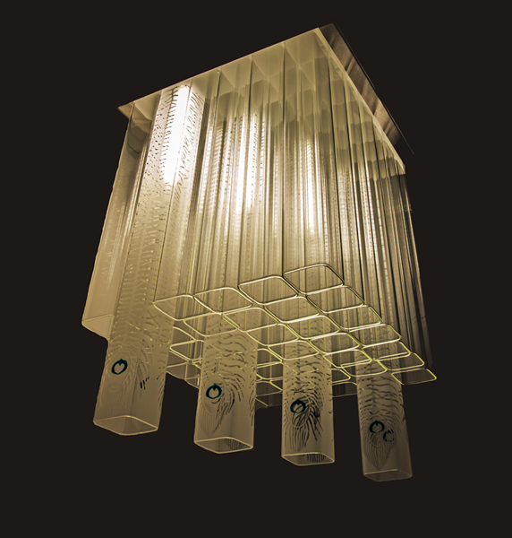 Stropní svítidlo Páv