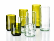 Silnostěnná sklenka UNIVERSAL z lahve od vína