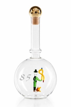 Dárková láhev 0,5l pro rybáře - pískované jubileum 