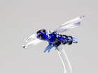 Skleněná tyčinka pro orchidej - vážka modrá