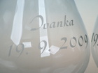 obří číše detail pískování
